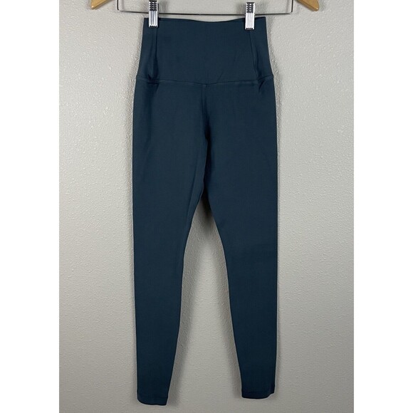 American Giant Womens Size 0 Blue Ankle Legging Pant - Picture 1 of 4